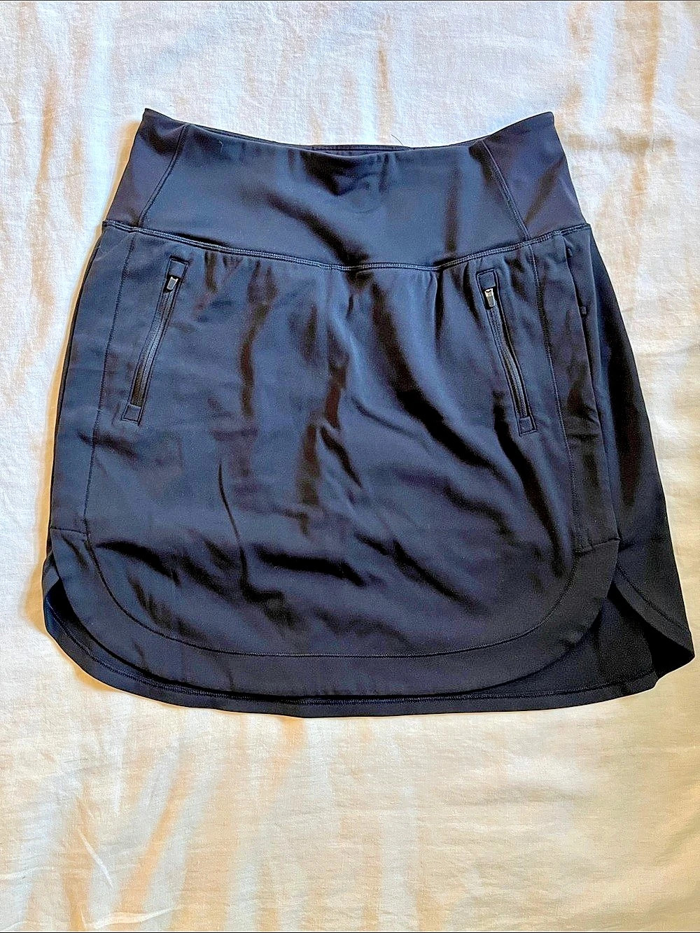 Athleta Fairway Golf Skort 18" Black Size Medium